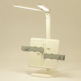 Настольная лампа светильник беспроводная SONNEN PT-202, подставка для книг, USB, LED, 5 Вт, 3 режима, 238780