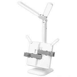 Настольная лампа светильник беспроводная SONNEN PT-202, подставка для книг, USB, LED, 5 Вт, 3 режима, 238780