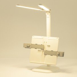 Настольная лампа светильник беспроводная SONNEN PT-202, подставка для книг, USB, LED, 5 Вт, 3 режима, 238780