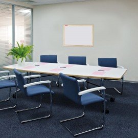 Доска магнитно-маркерная 30х45 см, деревянная рамка, BRAUBERG Standard, 238793