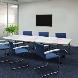 Доска для мела магнитная 30х45 см, черная, деревянная рамка, BRAUBERG Standard, 238801