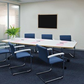 Доска для мела магнитная 45х60 см, черная, деревянная рамка, BRAUBERG Standard, 238802