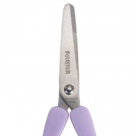 Ножницы FUNSTER (ФАНСТЕР) 130 мм, фигурные ручки ЛЕДЕНЦЫ из ABS пластика, в дисплее, 238853