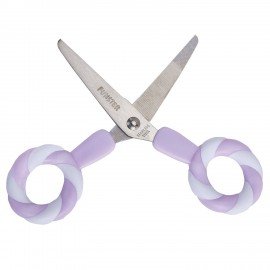 Ножницы FUNSTER (ФАНСТЕР) 130 мм, фигурные ручки ЛЕДЕНЦЫ из ABS пластика, в дисплее, 238853