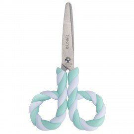 Ножницы FUNSTER (ФАНСТЕР) 130 мм, фигурные ручки ЛЕДЕНЦЫ из ABS пластика, в дисплее, 238853