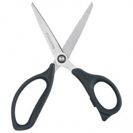 Ножницы BRAUBERG "BOMB", 170 мм, графитовый цвет, 2-х сторонняя заточка, эргономичные, 238857