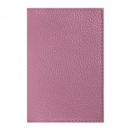 Обложка для паспорта натуральная кожа флоттер, кожаный уголок, пудрово-розовая, BRAUBERG, 238861