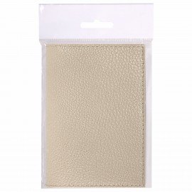 Обложка для паспорта натуральная кожа флоттер, кожаный уголок, бежевая, BRAUBERG, 238863