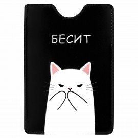Обложка-карман для карт и пропусков с вырезом "Cool Mix", 95х65 мм, 10 дизайнов ассорти, ПВХ, STAFF, 238878