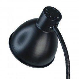 Настольная лампа светильник "Лира" на прищепке, цоколь E27, 40 Вт, черный матовый