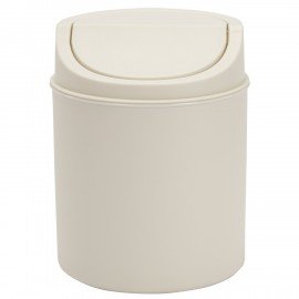 Контейнер, урна, ведерко для мусора НАСТОЛЬНОЕ, 2,4 л., 165x135мм, белый, BoomHouse, 238897