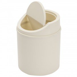 Контейнер, урна, ведерко для мусора НАСТОЛЬНОЕ, 2,4 л., 165x135мм, белый, BoomHouse, 238897