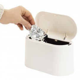 Контейнер урна ведерко для мусора с микролифтом НАСТОЛЬНОЕ 2 л, 220х110х130мм, BoomHouse, 238898