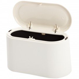 Контейнер урна ведерко для мусора с микролифтом НАСТОЛЬНОЕ 2 л, 220х110х130мм, BoomHouse, 238898