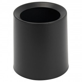 Контейнер урна ведерко для мусора НАСТОЛЬНОЕ без крышки 2л, 155х130х145мм, черный, BoomHouse, 238901