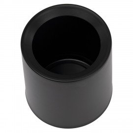 Контейнер урна ведерко для мусора НАСТОЛЬНОЕ без крышки 2л, 155х130х145мм, черный, BoomHouse, 238901