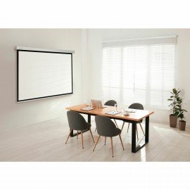 Экран Cactus Wallscreen CS-PSW-180x180, 180x180 см, 1:1, настенно-потолочный, белый