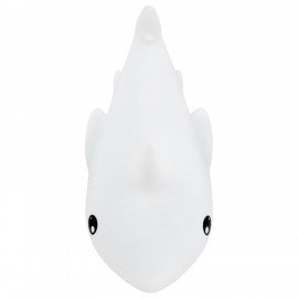 Ночник силиконовый LED "Акула" 190x91x103 мм, белый свет/RGB, таймер, USB, аккумулятор 1200 мАч, DASWERK, 238940