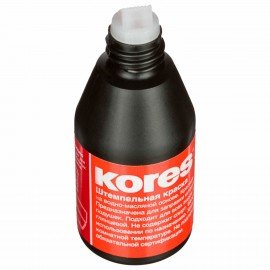 Краска штемпельная KORES красная 28 мл, на водно-масляной основе, 71324, 4969