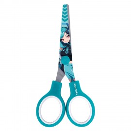 Ножницы 130 мм мятные, с цветной печатью "Аниме", BRAUBERG ANIME, 238956