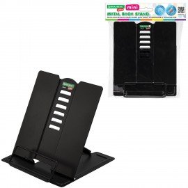 Подставка для книг и учебников BRAUBERG KIDS mini "Black", регулируемый угол наклона, металлическая, 238972