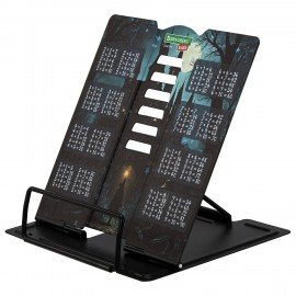 Подставка для книг и учебников BRAUBERG KIDS mini "Magic" с таблицей умножения, регулируемый угол наклона, металлическая, 238977