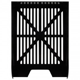 Лоток горизонтальный для бумаг BRAUBERG ECO, 330х245х65 мм, сетчатый, черный, 239011