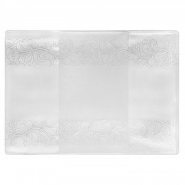 Обложка для паспорта прозрачная с матовым рисунком, ПВХ, ДПС, 2203.180.М