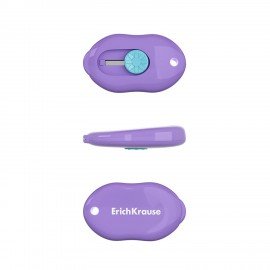 Нож канцелярский ERICH KRAUSE Cloud Mini Pastel, корпус ассорти, 62755