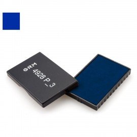Подушка сменная 60х33мм, синяя, для GRM 4928P3, Trodat 4928, GRM Hummer 4928, 171100025