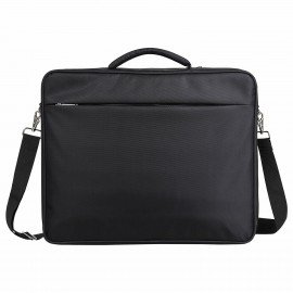 Сумка портфель BRAUBERG SYDNEY с отделением для ноутбука 17,3", откидная крышка, черная, 34х44х6 см, 240449