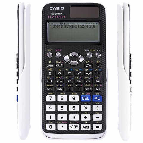 Калькулятор инженерный CASIO FX-991EX-S-ET-V (166х77 мм), 552 функции, двойное питание, сертифицирован для ЕГЭ, FX-991EX-S-EH-V