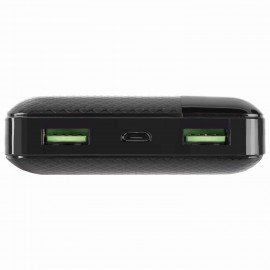 Аккумулятор внешний 20000 mAh SONNEN POWERBANK Q60P БЫСТРАЯ ЗАРЯДКА, 2 USB, литий-полимерный, 263033