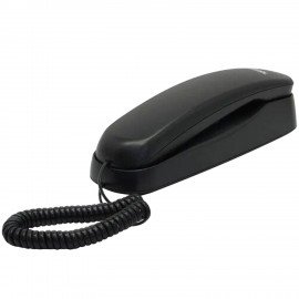 Телефон RITMIX RT-002 black, удержание звонка, тональный/импульсный режим, повтор, черный, 80002229