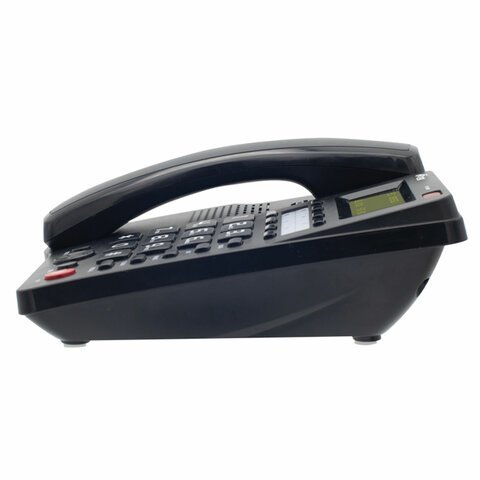 Телефон RITMIX RT-550 black, АОН, спикерфон, память 100 номеров, тональный/импульсный режим, 80001483