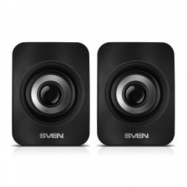 Колонки компьютерные SVEN 130, 2.0, 6 Вт, питание USB, черные, SV-020224