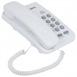 Телефон проводной SANYO RA-S108W, тональный/импульсный режим, повтор, белый