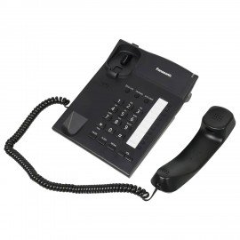 Телефон PANASONIC KX-TS2382RUB, память 10 ном., тональный/импульсный режим, повтор, чёрный