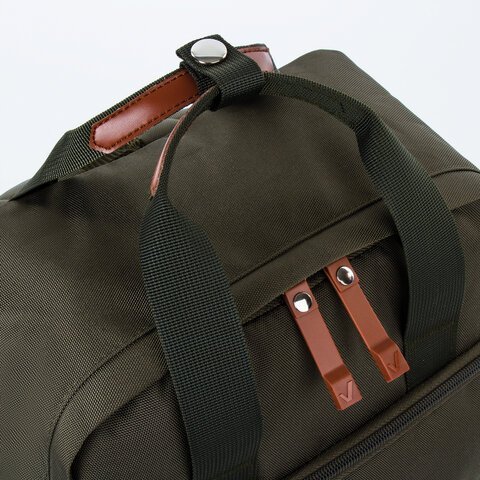 Рюкзак BRAUBERG FRIENDLY универсальный с длинными ручками, хаки, 37х26х13 см, 270091
