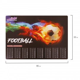 Настольное покрытие ЮНЛАНДИЯ, А3+, пластик, 46x33 см, "Fireball", 270397