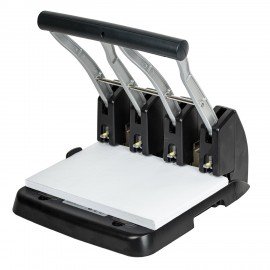 Дырокол на 4 отверстия металлический МОЩНЫЙ BRAUBERG "Heavy Duty Extra", до 150 л., 270555