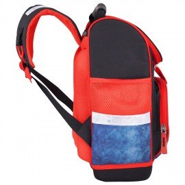 Ранец ЮНЛАНДИЯ WISE для начальной школы, "Feel the speed", 37x29х15 см, 270590