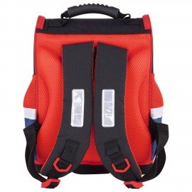 Ранец ЮНЛАНДИЯ WISE для начальной школы, "Feel the speed", 37x29х15 см, 270590