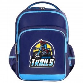 Рюкзак ЮНЛАНДИЯ MILD, 2 отделения, эрго-спинка, "Adventure trails", 36х28х18 см, 270680