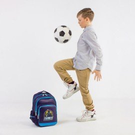 Рюкзак ЮНЛАНДИЯ MILD, 2 отделения, эрго-спинка, "Adventure trails", 36х28х18 см, 270680