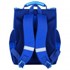 Ранец ПИФАГОР BASIC, с эргономичной спинкой, "Racing car", 35х28х18 см, 270689