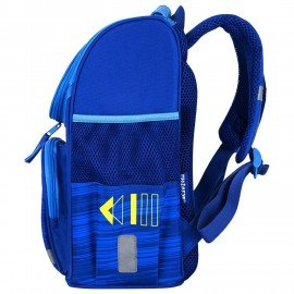 Ранец ПИФАГОР BASIC, с эргономичной спинкой, "Racing car", 35х28х18 см, 270689