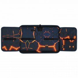 Пенал BRAUBERG, 1 отделение, 2 откидные планки, полиэстер, 21х14 см, "Keep out", 270719