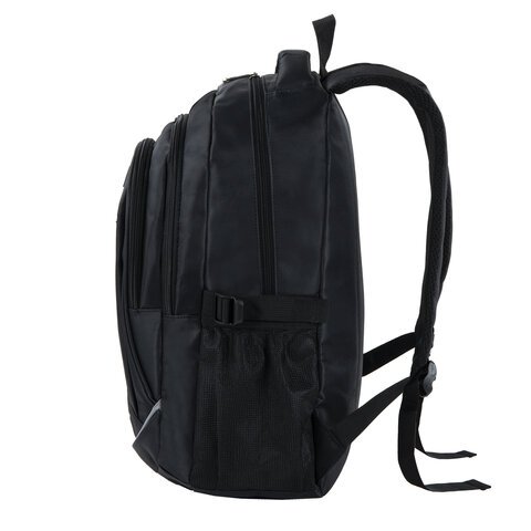 Рюкзак BRAUBERG HIGH SCHOOL универсальный, 3 отделения, "Карбон", черный, 46х31х18 см, 270758