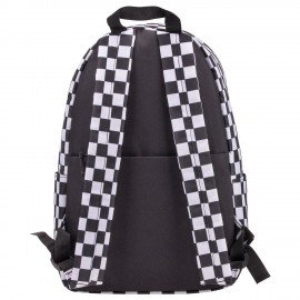 Рюкзак BRAUBERG POSITIVE универсальный, карман-антивор, "Black and White", 42х28х14 см, 270777